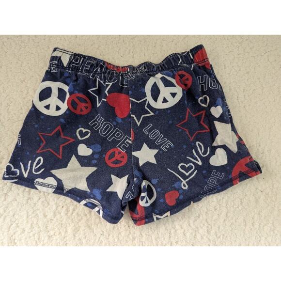 Girls size 10 Justice shorts Patriotic - Picture 2 of 8